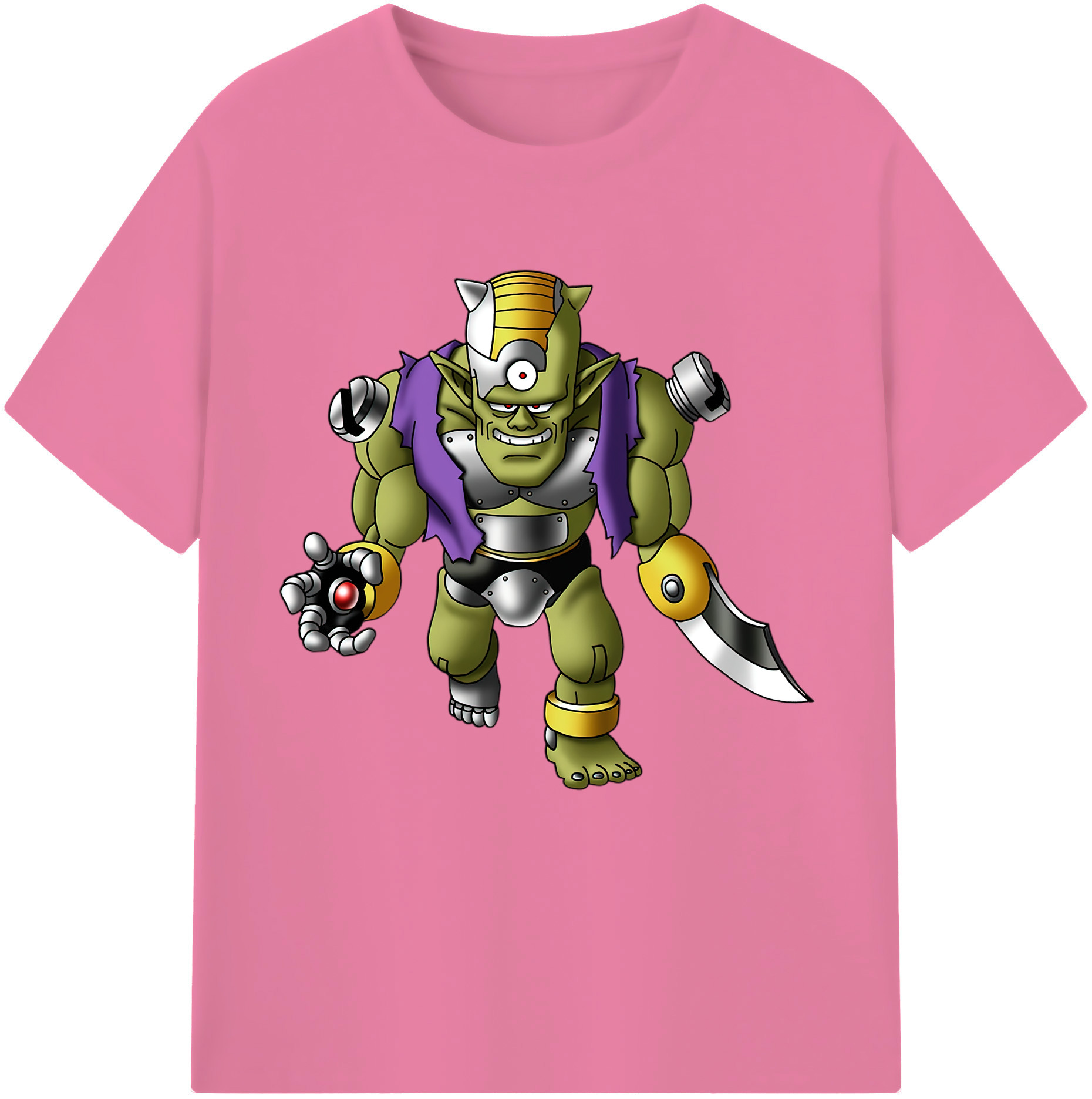 （画像用） ドラゴンクエスト Doragon Kuesuto Dragon Quest 綿100％半袖Tシャツ（フロントプリント）